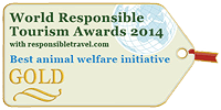 Best Animal Welfare Initiative' at the World Responsible Tourism Awards