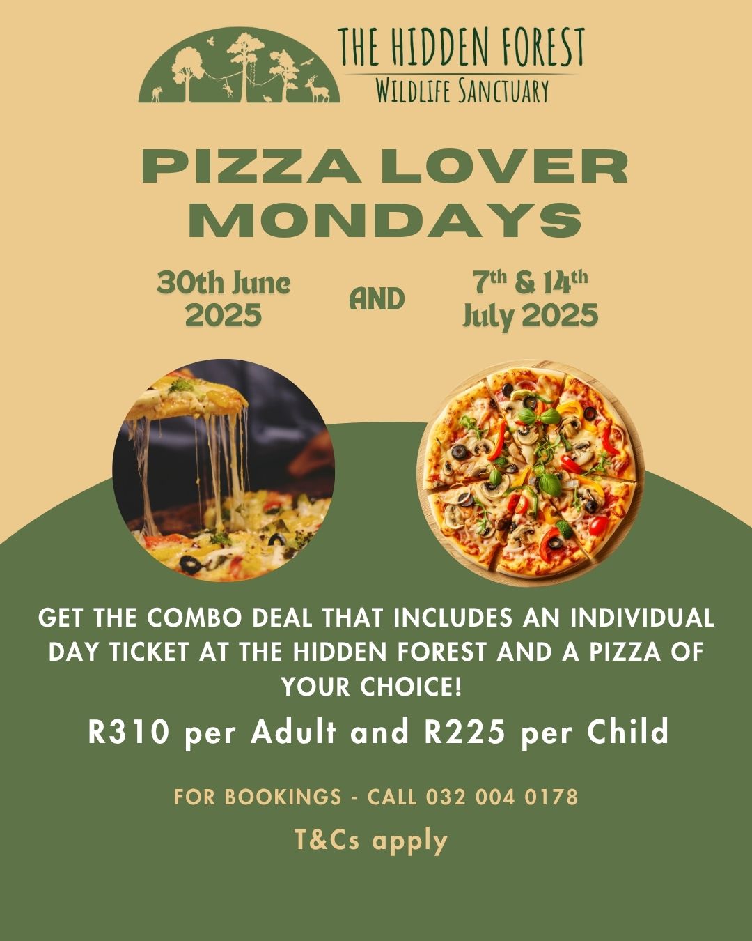 Pizza Lover Mondays June-July 2025